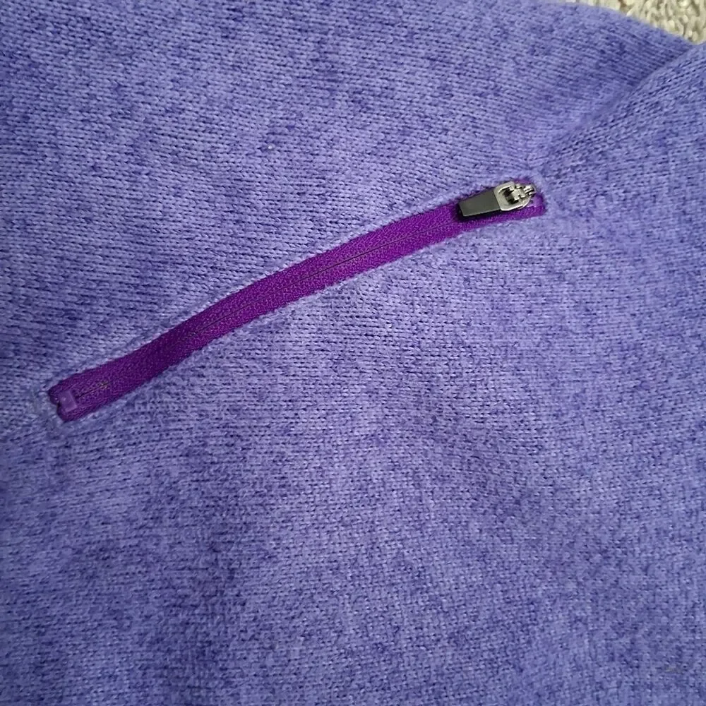 Old Navy Active Girls Purple Hoodie Sweatshirt Size M (8)